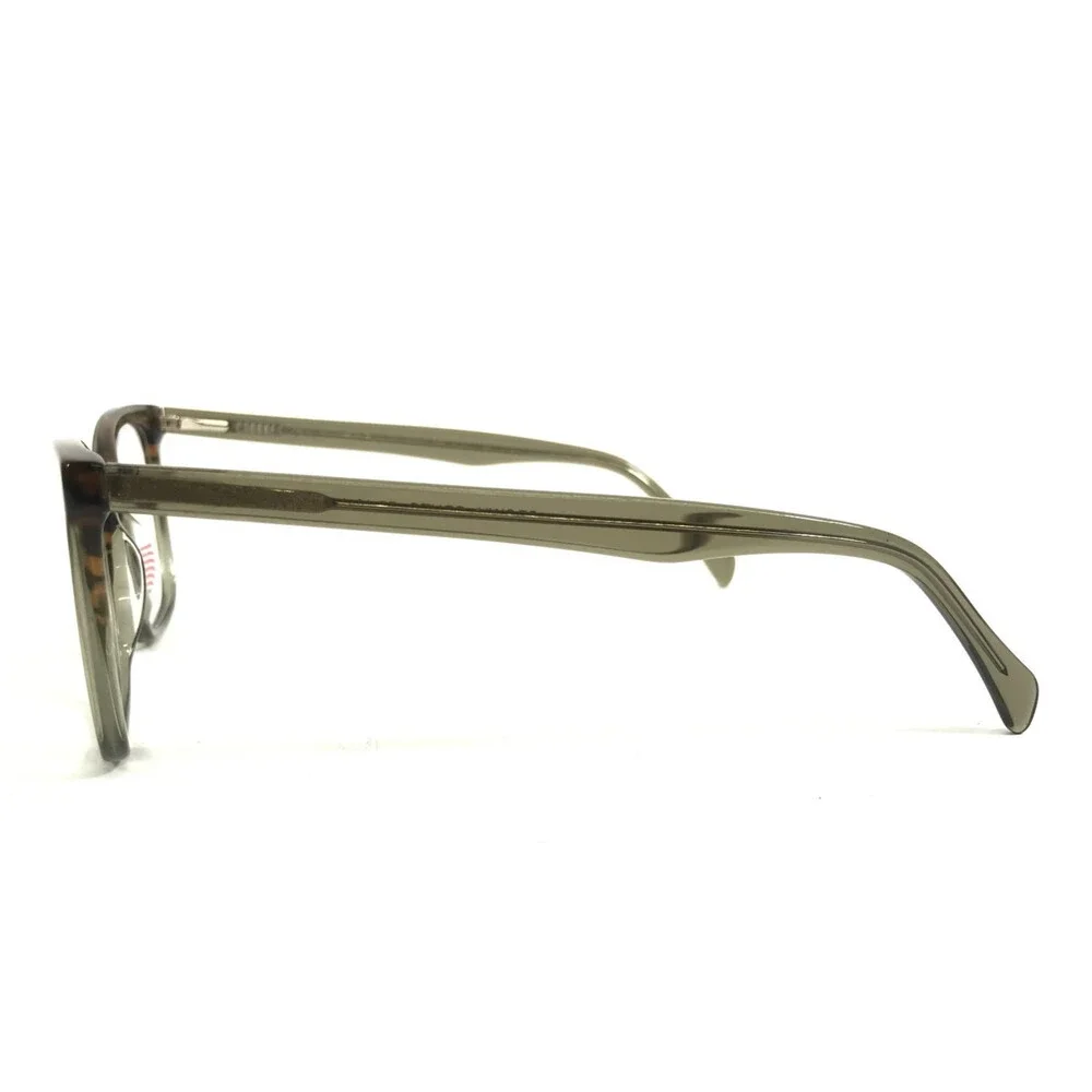 BKLYN Eyeglasses Frames CROWN GRNTG Green Brown Striped Cat Eye 55-18-145